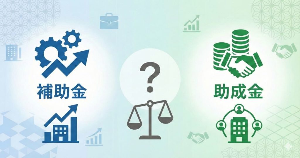 補助金と助成金のアイコン