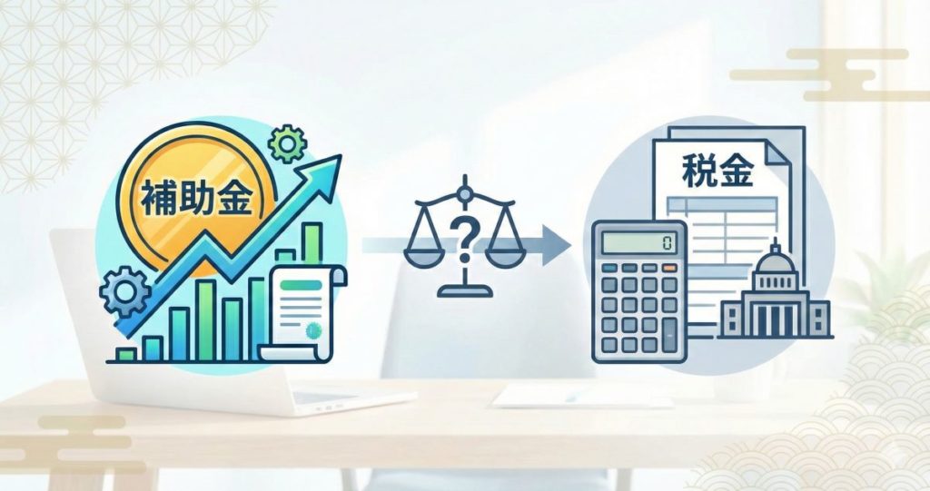 補助金と税金のアイコン