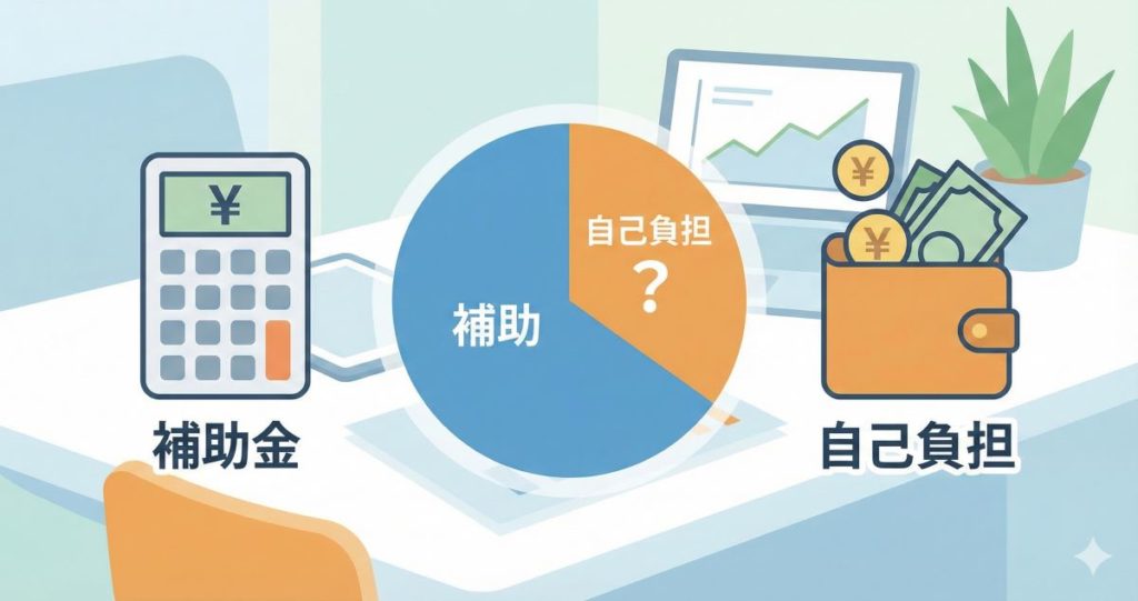 補助金と自己負担のアイコン