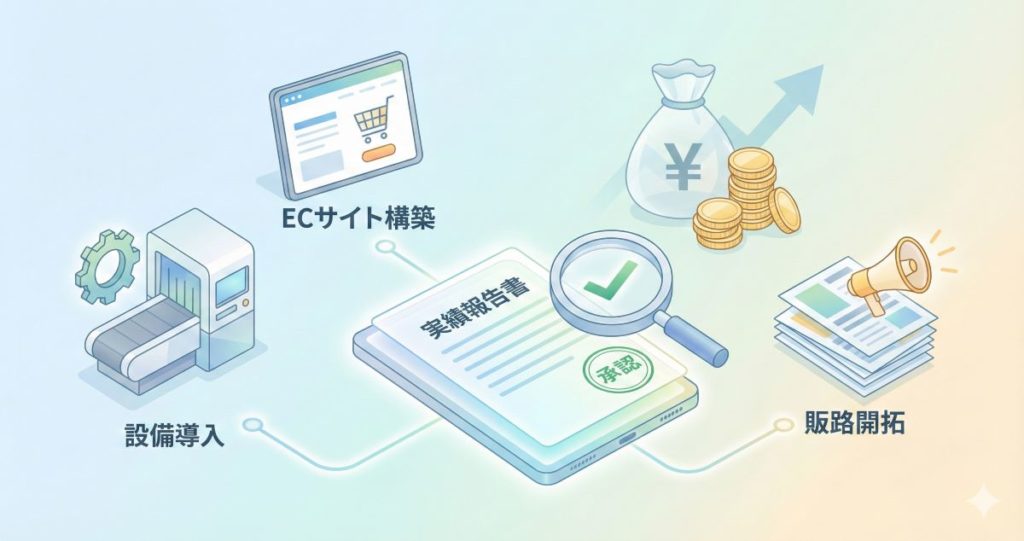 実績報告の成果物のアイコン