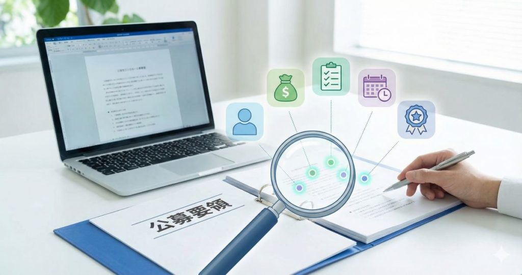 公募要領のアイコン