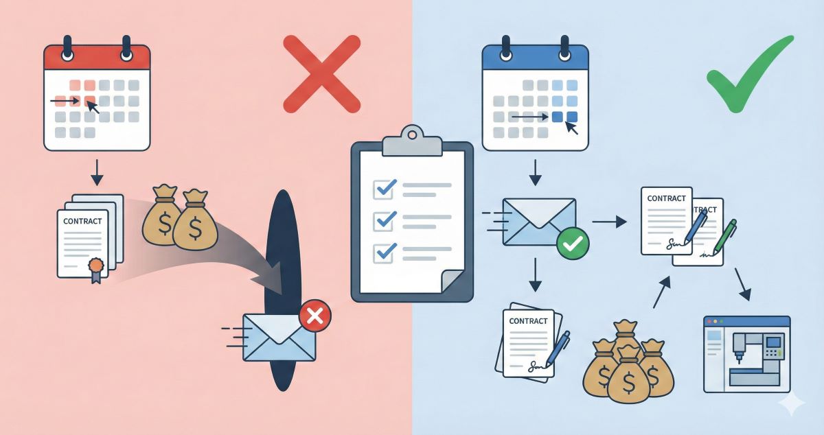 【保存版】補助金「交付決定前」の発注はなぜ危険？順番ミスで失敗する典型例と正しい進め方チェックリスト