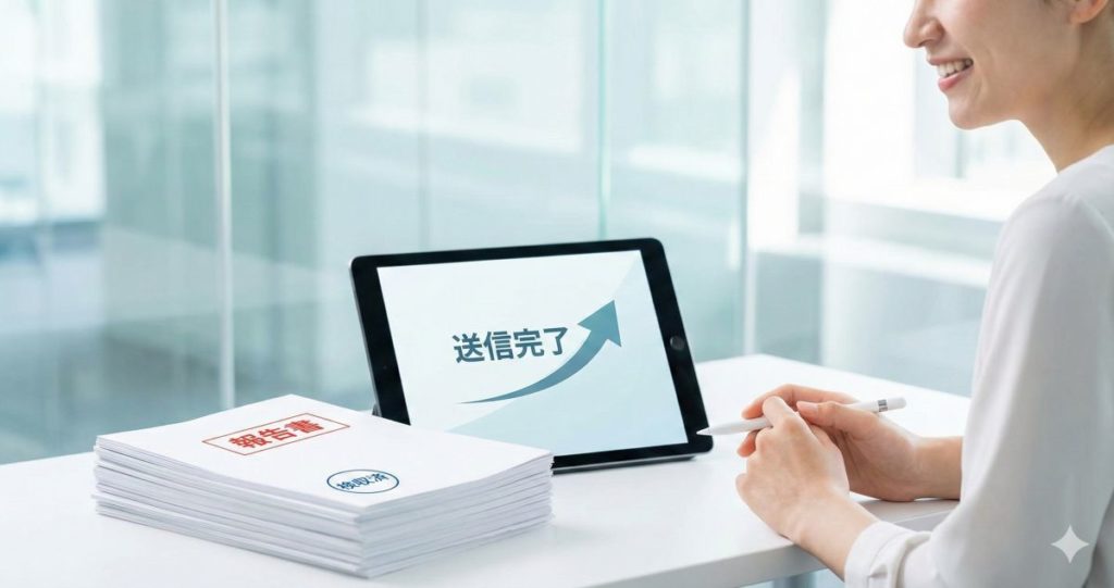 実績報告のアイコン