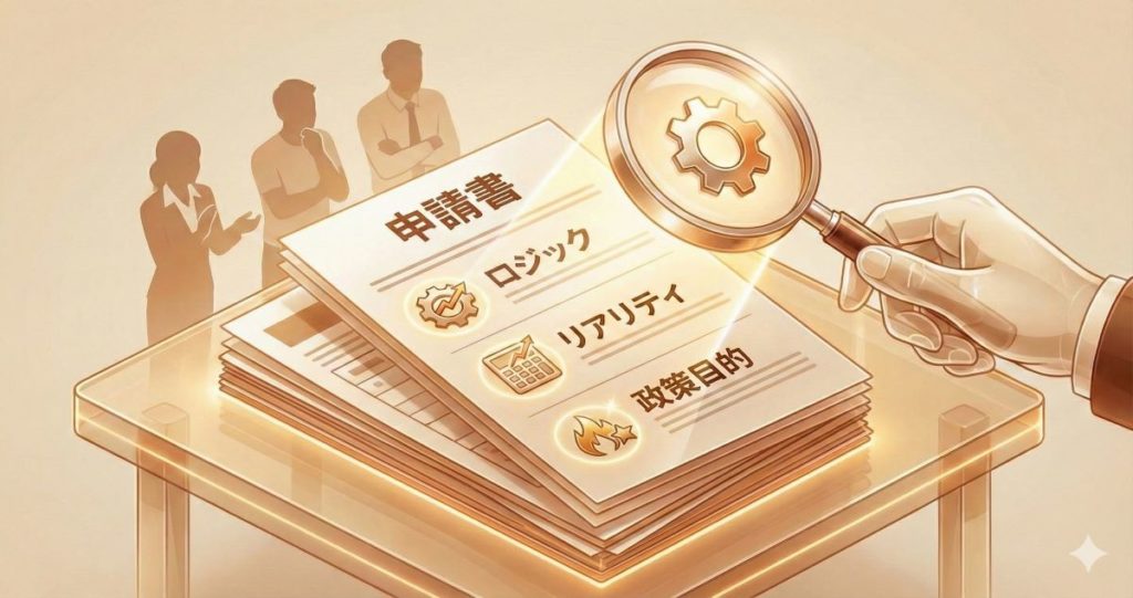 3つの審査ポイントのアイコン