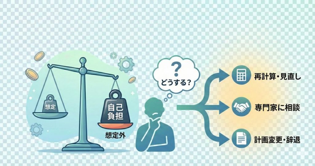 想定外の自己負担のアイコン