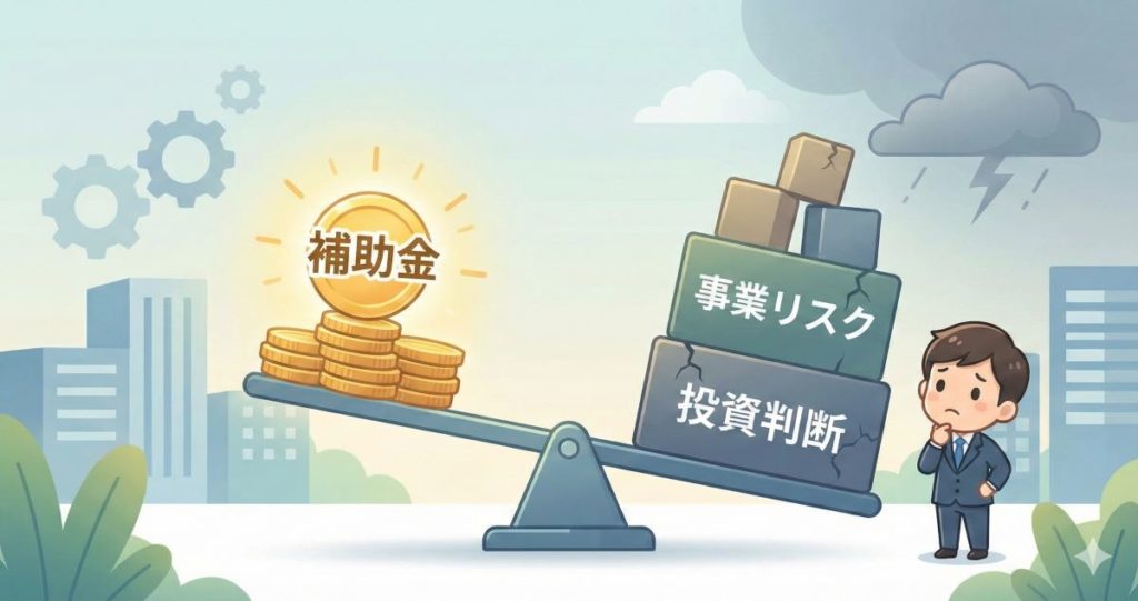 補助金ありきの投資判断のアイコン