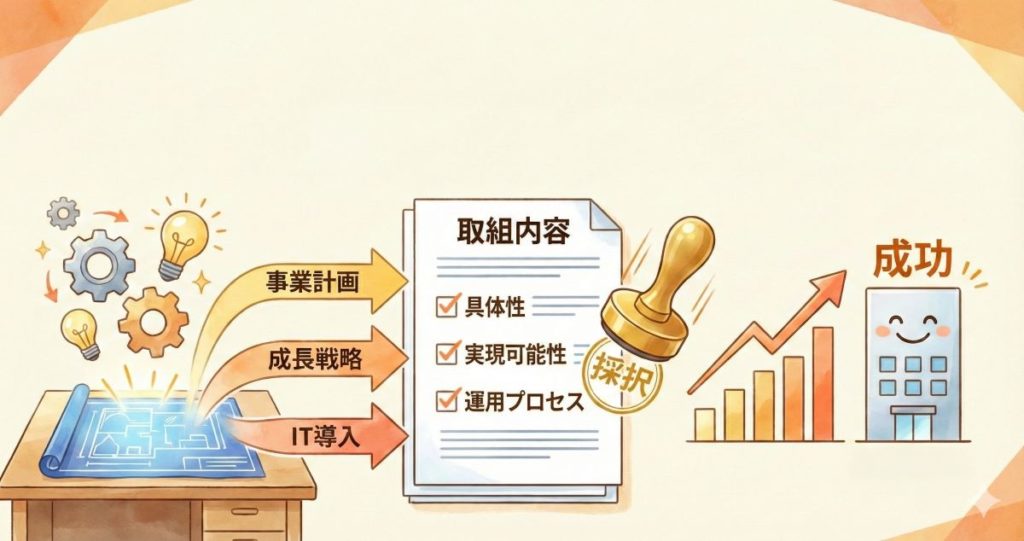 取組内容の書き方のアイコン