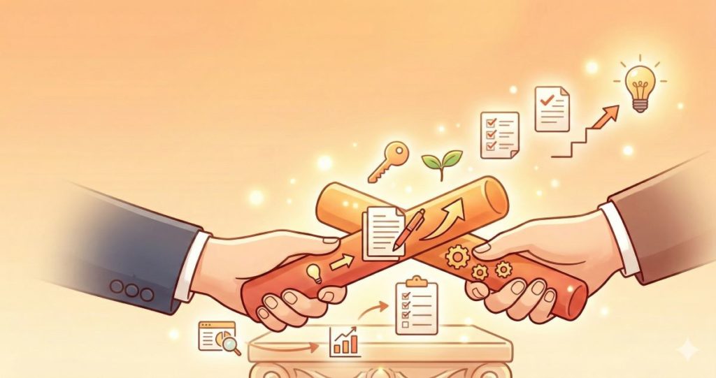 事業承継補助金の経営課題の書き方のアイコン