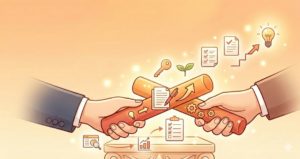 事業承継補助金の経営課題の書き方のアイコン