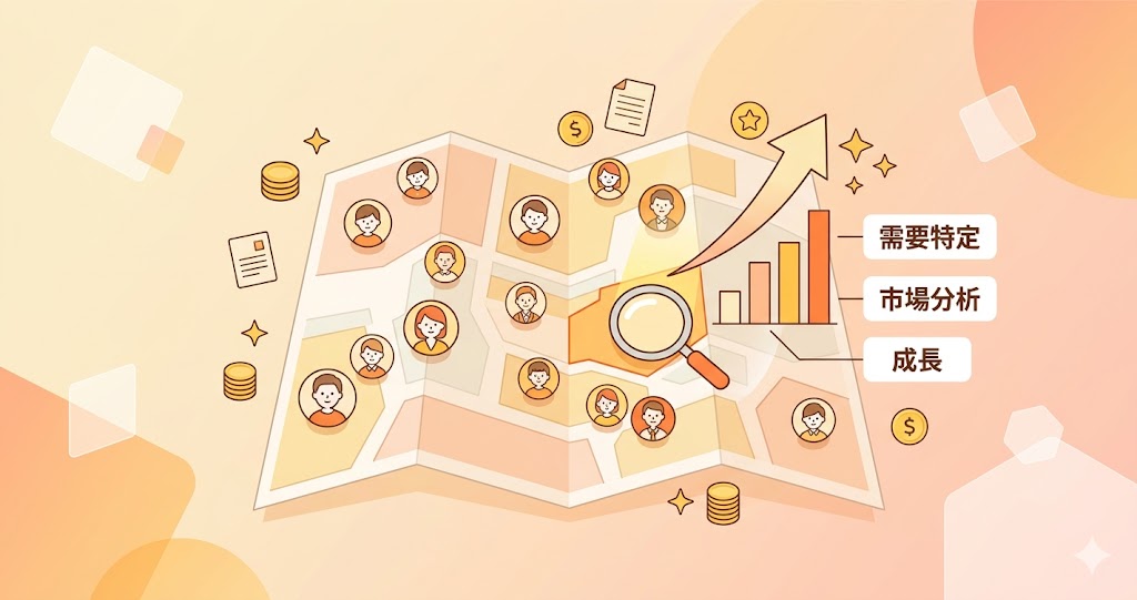 市場・需要の示し方のアイコン