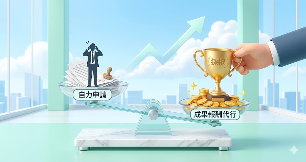 補助金申請代行の「成果報酬」は本当にお得？損得の分かれ目と、失敗しないパートナーの見極め方