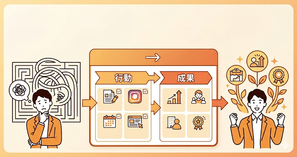 持続化補助金｜「販路開拓」が弱い時に効く“行動→成果”分解テンプレ【記入例付】