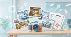 補助金の成果物の写真のアイコン