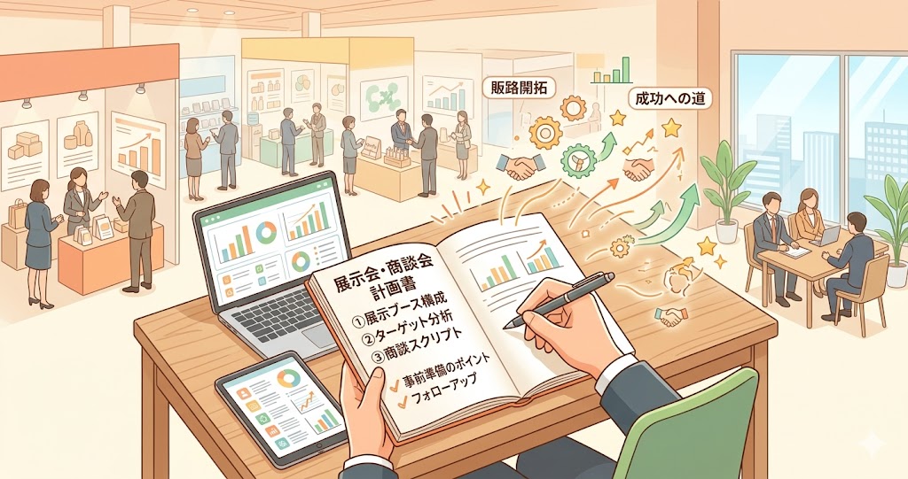 展示会・商談会の書き方のアイコン