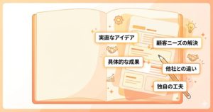 革新性の書き方のアイコン