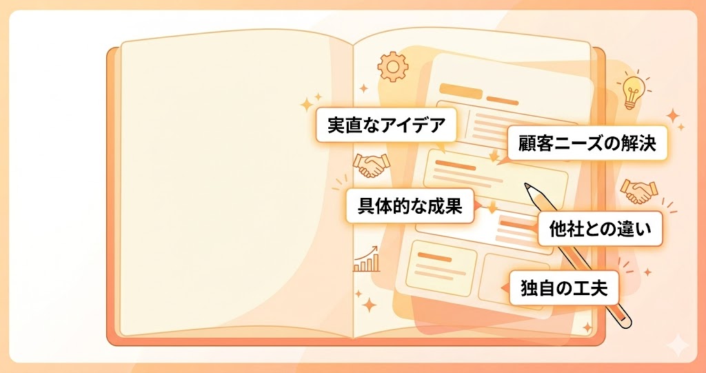 革新性の書き方のアイコン