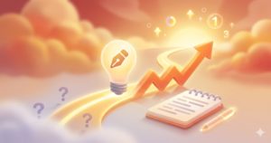 初期売上が読めない時の書き方のアイコン