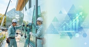 ガラス工事業界のアイコン